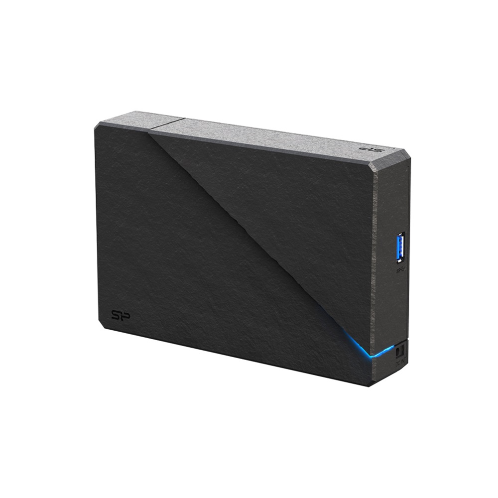Silicon Power 6TB USB 3.2 Gen1 3,5" Stream S07 (SP060TBEHDS07C3K) fekete külső winchester