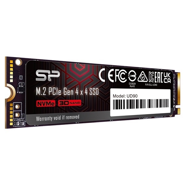 Silicon Power 1TB M.2 2280 PCIe Gen 4x4 NVMe UD90 (SP01KGBP44UD9005) SSD