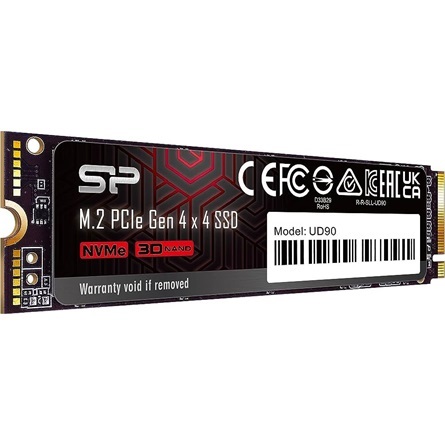 Silicon Power 4TB M.2 2280 PCIe Gen 4x4 NVMe UD90 (SP04KGBP44UD9005) SSD
