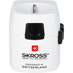 Skross PRO LIGHT, hálózati csatlakozó átalakító, földelt