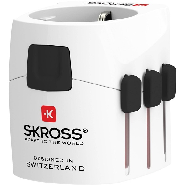 Skross PRO LIGHT, hálózati csatlakozó átalakító, földelt
