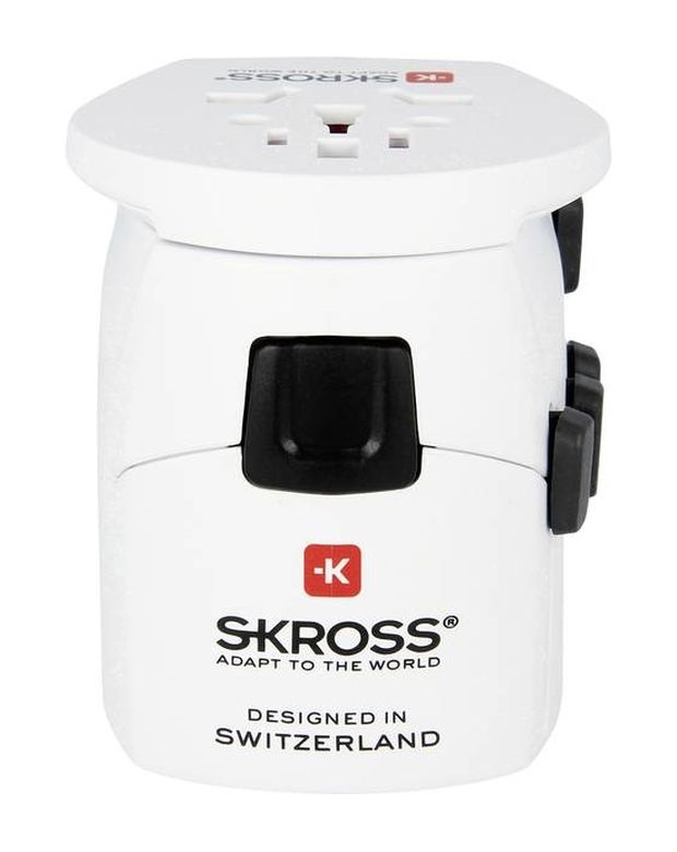 SKROSS PRO WORLD, a legbiztonságosabb hálózati csatlakozó átalakító, földelt