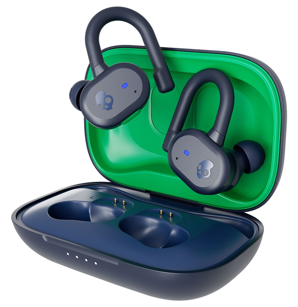 Skullcandy PUSH ACTIVE True Wireless Bluetooth kék-zöld sport fülhallgató