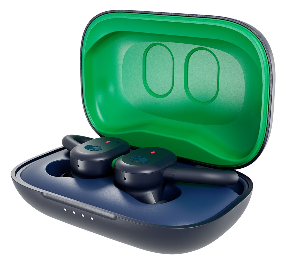 Skullcandy PUSH ACTIVE True Wireless Bluetooth kék-zöld sport fülhallgató