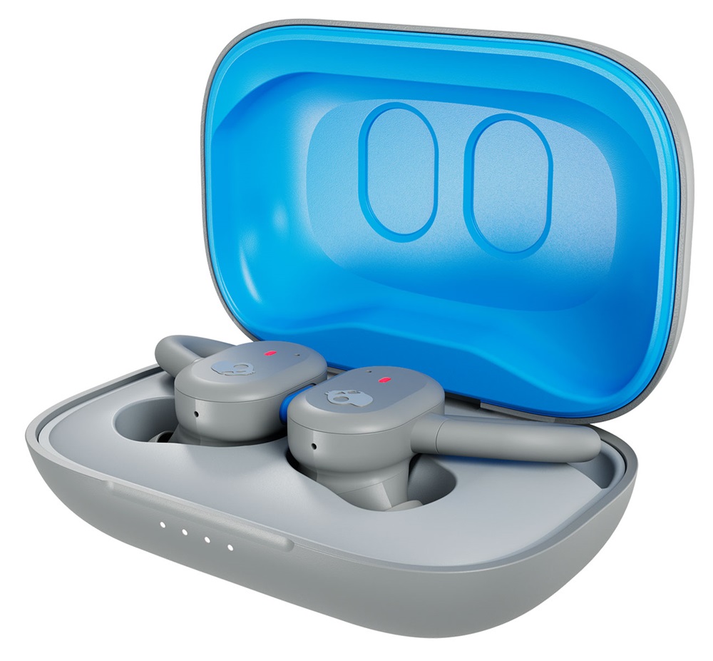 Skullcandy PUSH ACTIVE True Wireless Bluetooth szürke-kék sport fülhallgató