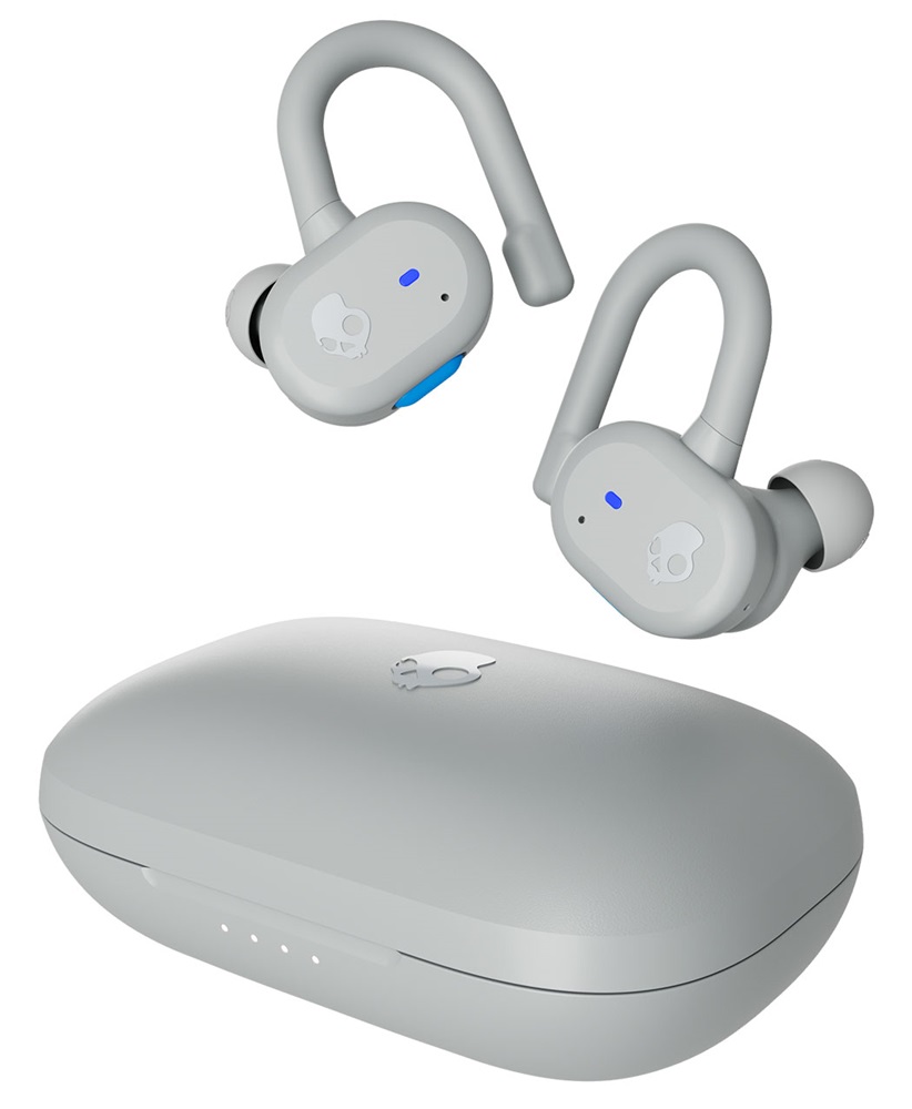 Skullcandy PUSH ACTIVE True Wireless Bluetooth szürke-kék sport fülhallgató