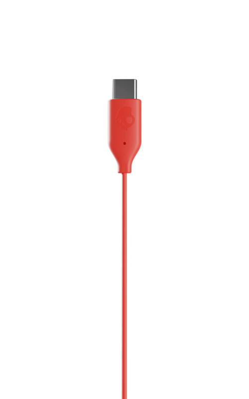 Skullcandy Jib USB-C vezetékes mikrofonos piros fülhallgató