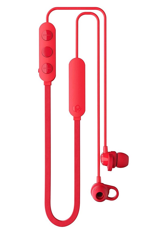 Skullcandy JIB+ Bluetooth nyakpántos fekete-piros fülhallgató