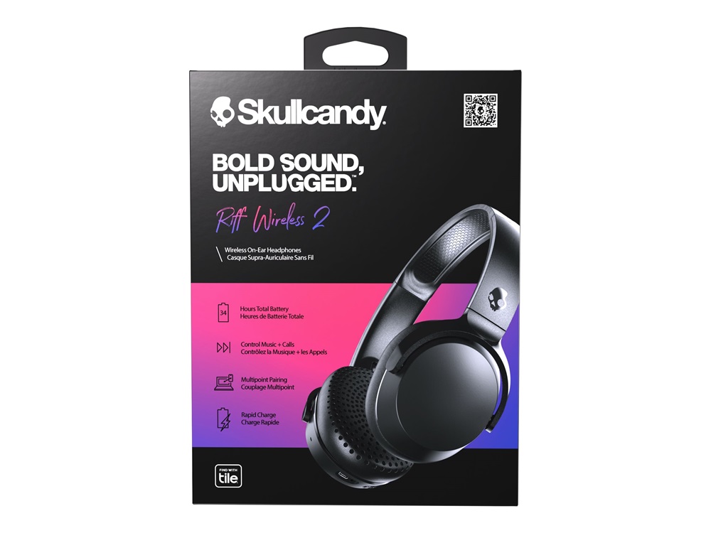 Skullcandy Riff 2 Bluetooth fekete fejhallgató