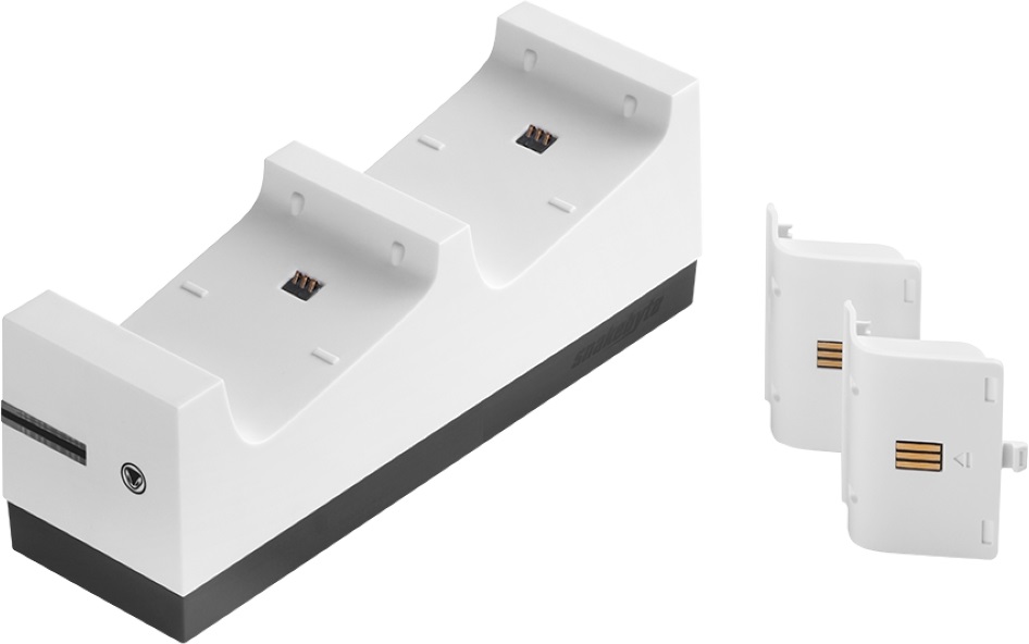 Snakebyte SB911743 Charge X Xbox One fehér dupla töltőállomás