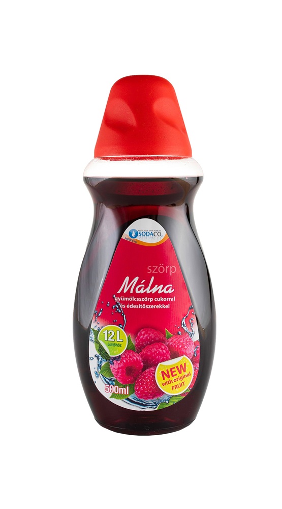 Sodaco 1:23 500ml málna gyümölcs szörp