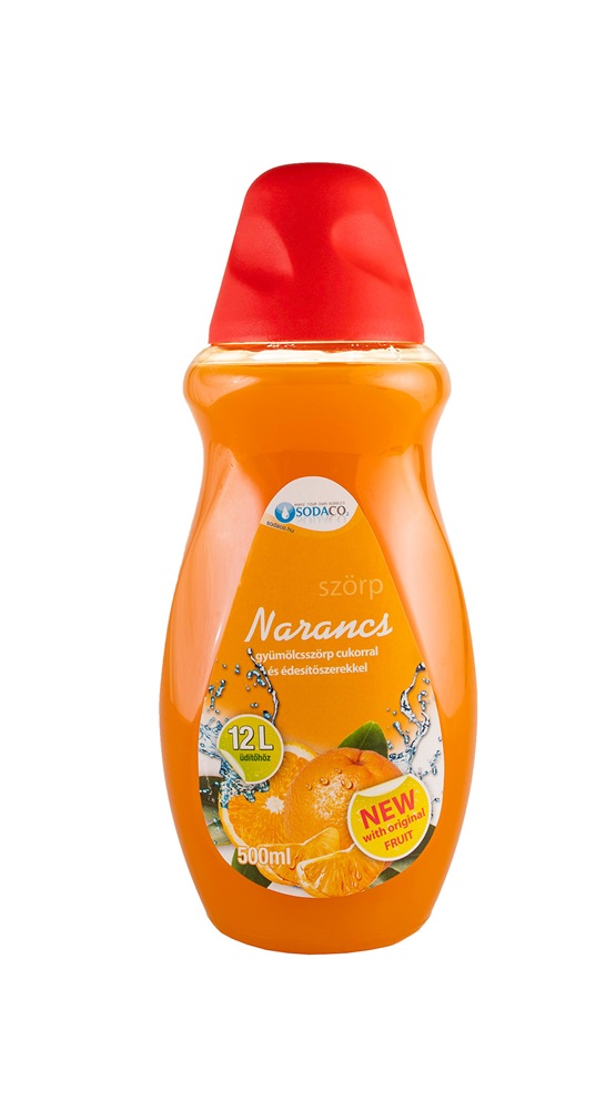 Sodaco 1:23 500ml narancs gyümölcs szörp