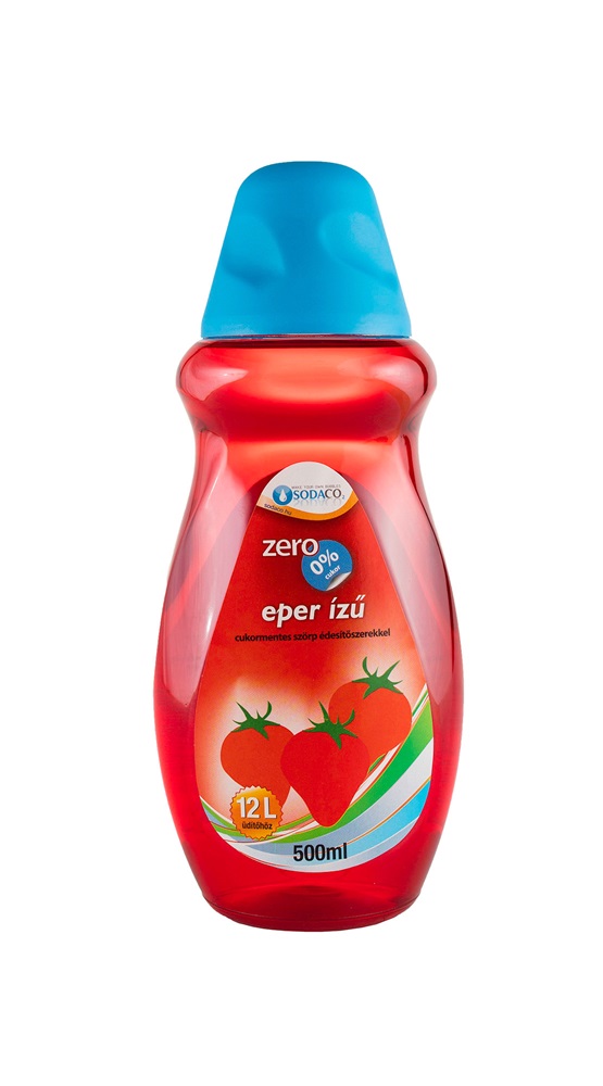 Sodaco 500ml eper ízű diabetikus szörp