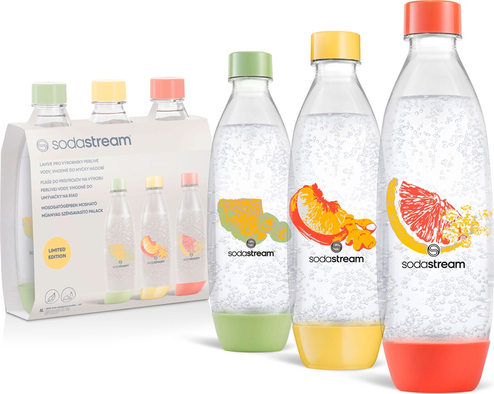 Sodastream BO Fuse trio 3 x 1L Fruits szénsavas víz készítőkhöz palack