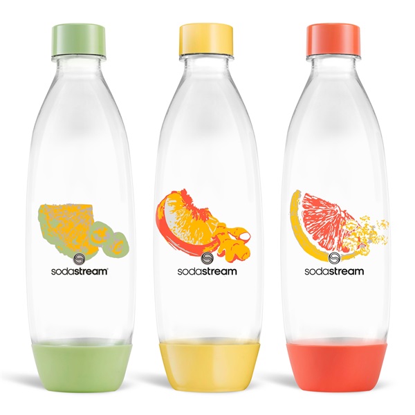 Sodastream BO Fuse trio 3 x 1L Fruits szénsavas víz készítőkhöz palack