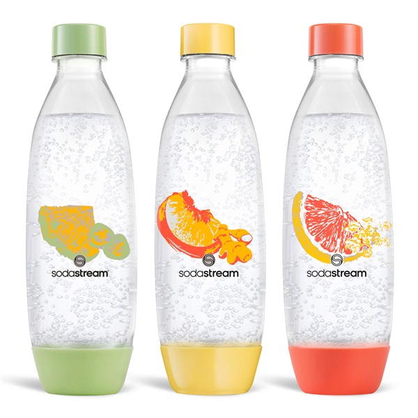 Sodastream BO Fuse trio 3 x 1L Fruits szénsavas víz készítőkhöz palack