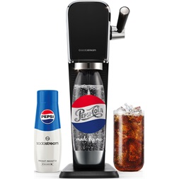 Sodastream SM  Art Black Pepsi megapack szódagép+patron+szénsavasító palack+Pepsi italkoncentrátum