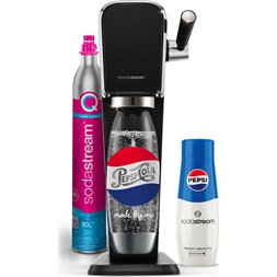 Sodastream SM  Art Black Pepsi megapack szódagép+patron+szénsavasító palack+Pepsi italkoncentrátum