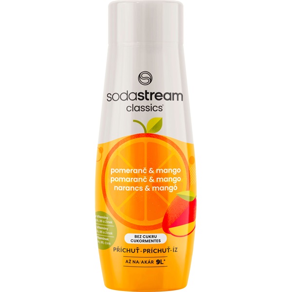 Sodastream SY narancs&mangó zero 440ml DRS egyutas visszaváltási díjas szörp