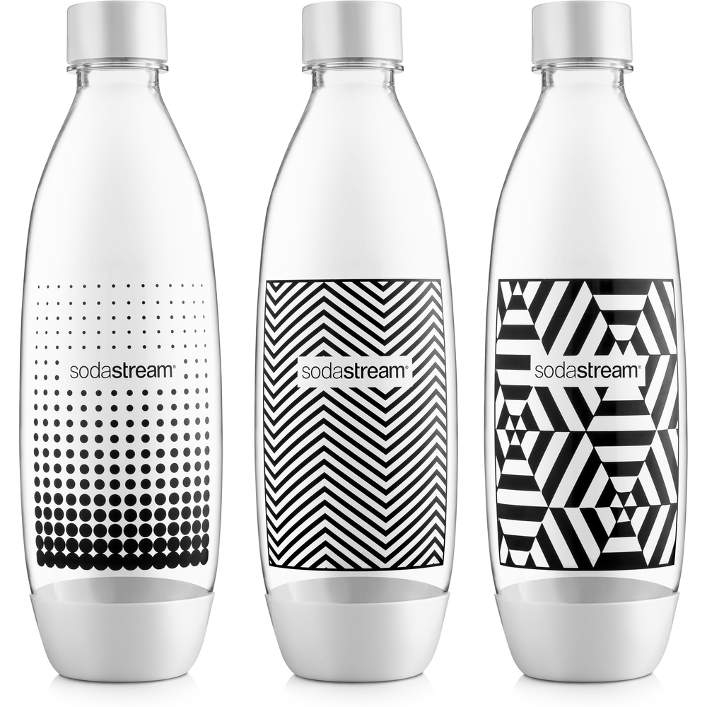 Sodastream Solo Jet 1l fekete-fehér szénsavasító flakon