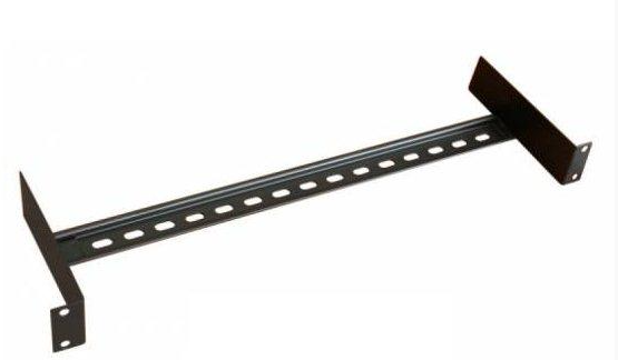 Solarix RAIL-1U-DIN 19" 1U fekete DIN sín panel