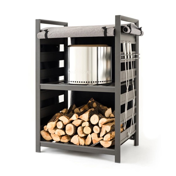 Solo Stove fekete tűzifaállvány