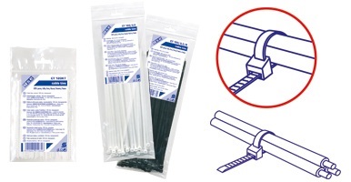 Somogyi 150x3,5mm fehér kábelkötegelő 50 db