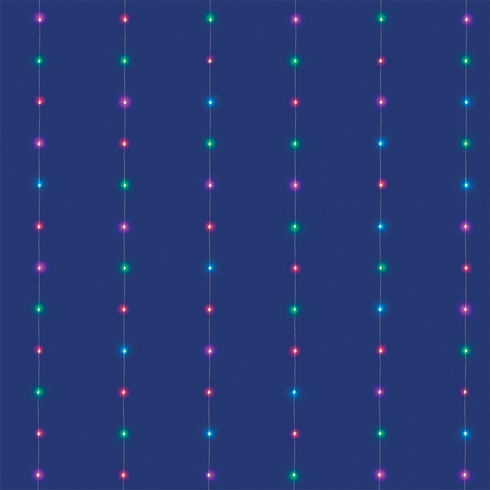Somogyi LEDS120CV-2 iSparkle 120 LED/RGB/SMART/IP44 micro LED-es karácsonyi fényfüggöny