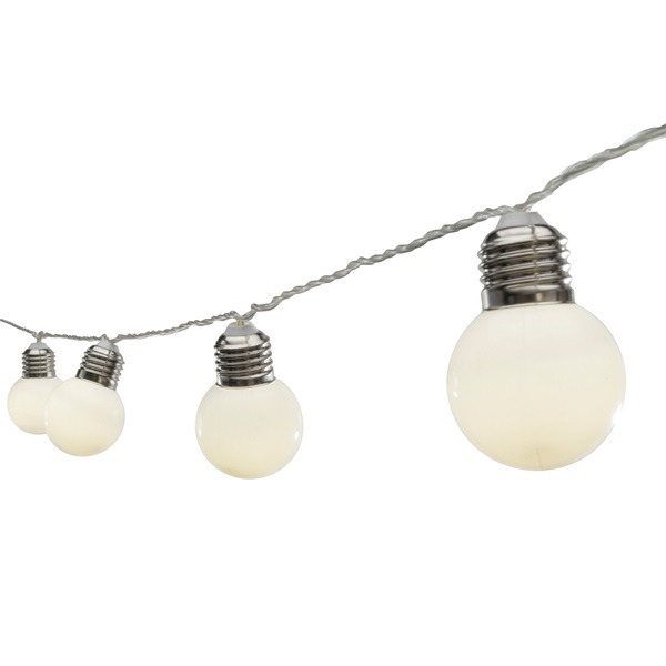 Somogyi LP 20/WW 9,5m/20LED/kül és beltéri meleg fehér villanykörte fényfüzér