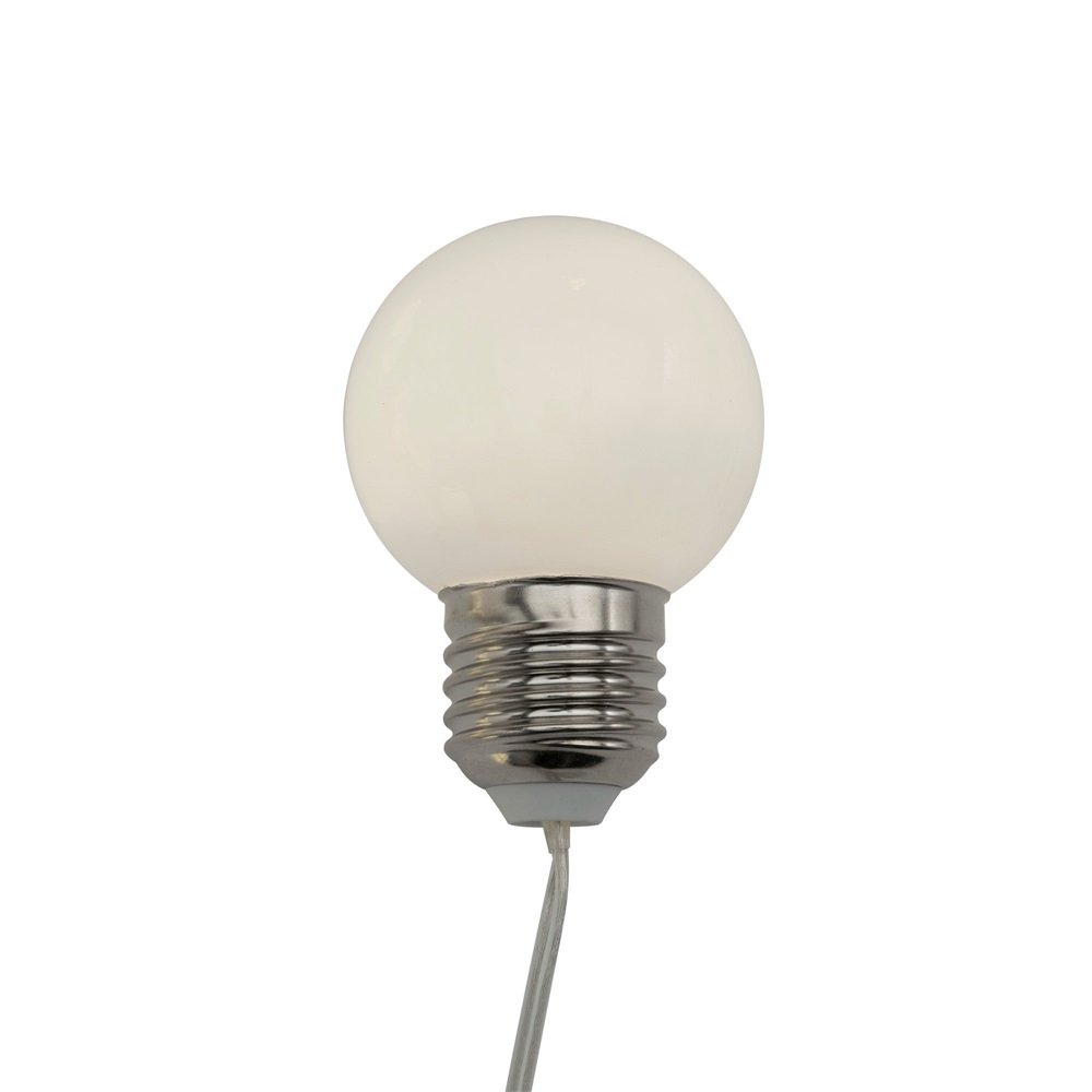 Somogyi LP 20/WW 9,5m/20LED/kül és beltéri meleg fehér villanykörte fényfüzér