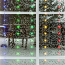 Somogyi MLF 240 240 LED/3x2,4 m/10 füzér/RGB/SMART micro LED-es karácsonyi fényfüggöny