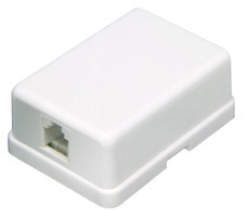 Somogyi USE TS 1MWH/X 1x6P4C fehér telefon aljzat