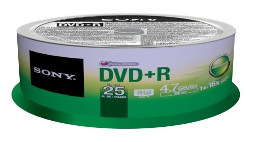 Sony 25DPR47SP DVD+R 4.7 GB 16x cake box lemez 25db/csomag