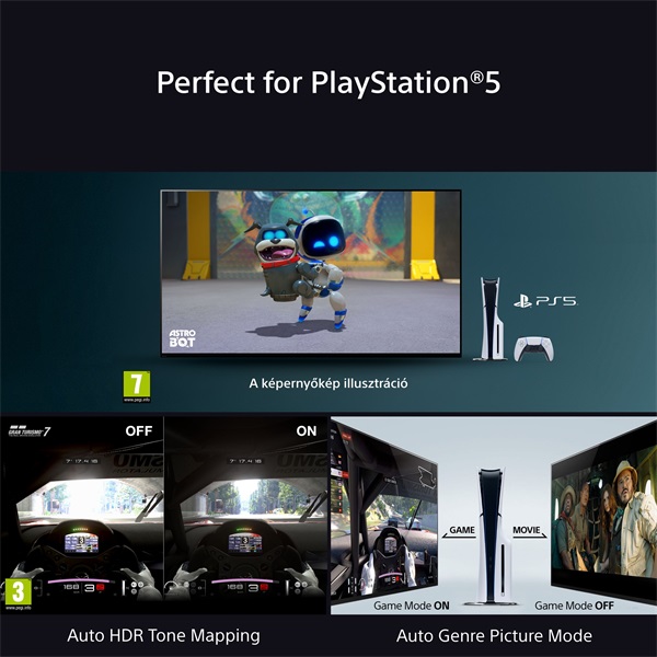 Sony 43" Bravia 3 K43S35BP 4K UHD Smart LED TV (Újracsomagolt)