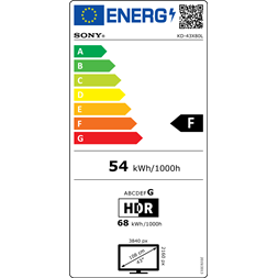 Sony 43" KD43X80LPAEP 4K UHD Smart LED TV (Újracsomagolt)