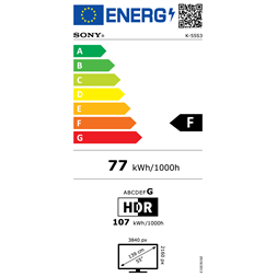 Sony 55" Bravia 3 K55S35B 4K UHD Smart LED TV