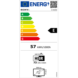 Sony 55" Bravia 5 K55XR55B 4K UHD Smart Mini LED TV