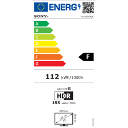 Sony 65" KD65X80KAEP 4K UHD Android Smart LED TV (Újracsomagolt)