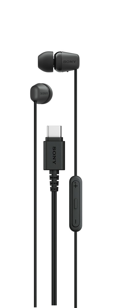 Sony IEREX15CB.CE7 USB Type-C vezetékes mikrofonos fekete fülhallgató