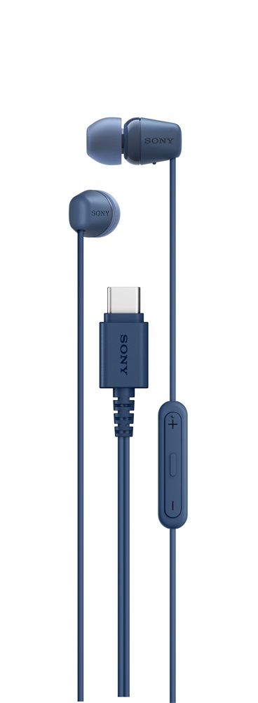 Sony IEREX15CL.CE7 USB Type-C vezetékes mikrofonos kék fülhallgató