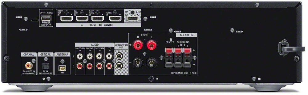 Sony STR-DH590 5.2 5X 145Watt fekete házimozi erősítő