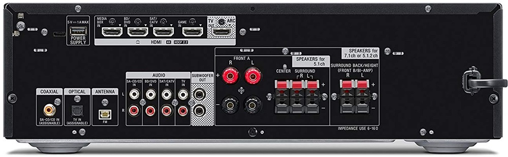Sony STR-DH790 7.2 fekete házimozi erősítő