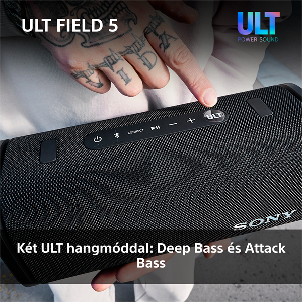 Sony ULT Field 5 fehér Bluetooth hangszoró