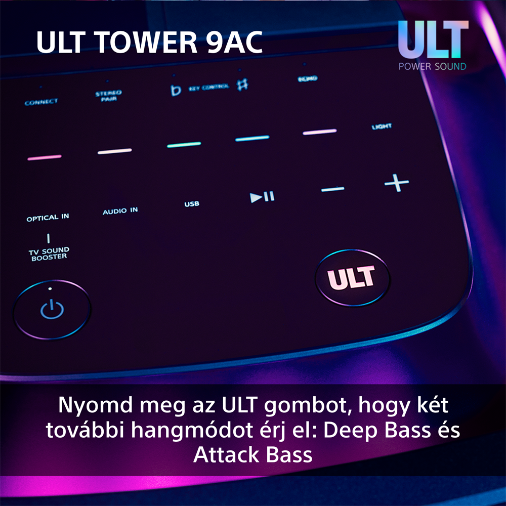 Sony ULT Tower 9 party hangszóró