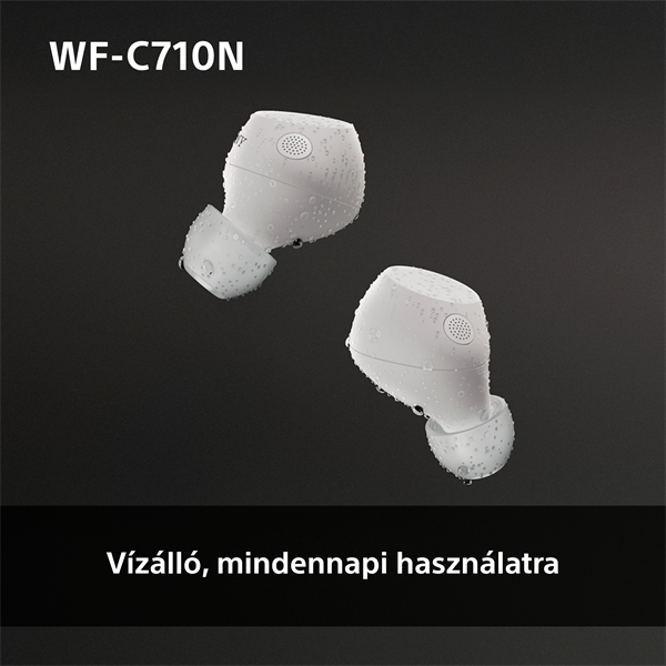 Sony WFC710 True Wireless Bluetooth zajszűrős fehér fülhallgató