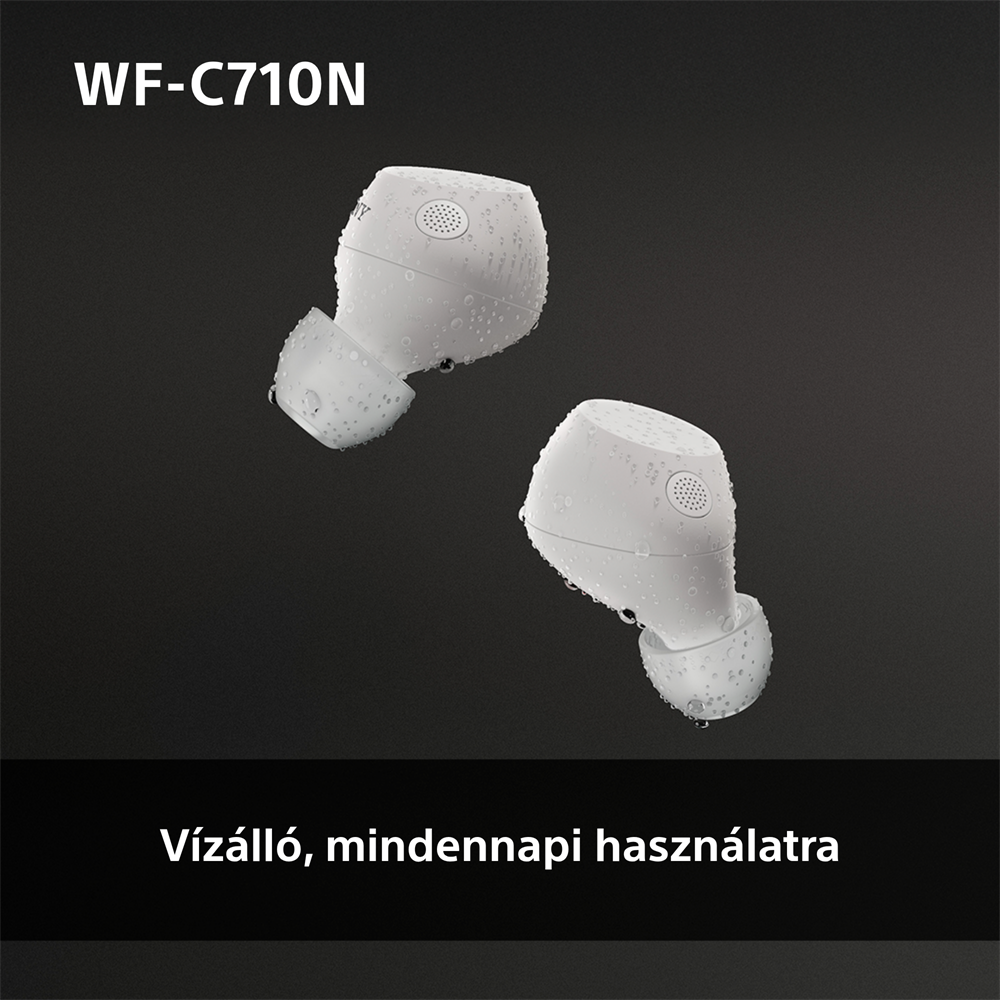 Sony WFC710 True Wireless Bluetooth zajszűrős fehér fülhallgató