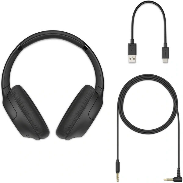 Sony WHCH710NB Bluetooth aktív zajszűrős fekete fejhallgató