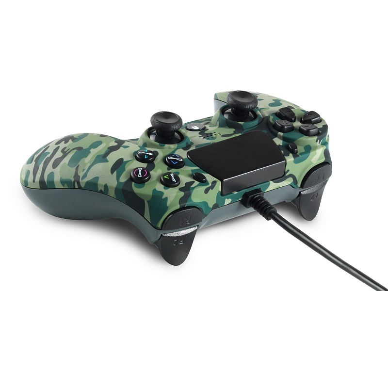 Spartan Gear 2807576 Hoplite PS4 vezetékes terepmintás zöld kontroller (Újszerű)