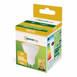 SpectrumLED 6W/480Lm/4000K/IP20/GU10/120fok LED GU10 led fényforrás