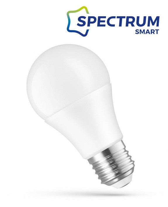 SpectrumLED Smart 9W/850Lm/RGBW+CCT+DIM/IP20/E27 WiFi LED körte led fényforrás
